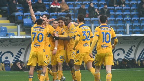 Frosinone: squadra in campo questa mattina