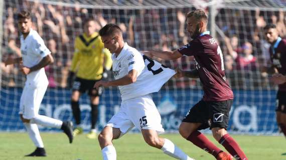 Serie B, Entella-Spezia 0-1: Maggiore-gol, agli aquilotti il derby ligure