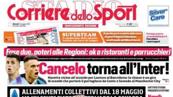 Corriere dello Sport: "Via libera a metà"