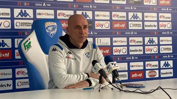 Brescia, Corini: "Voglio vedere una squadra umile in campo. Basta vincere una partita per cambiare prospettive..."