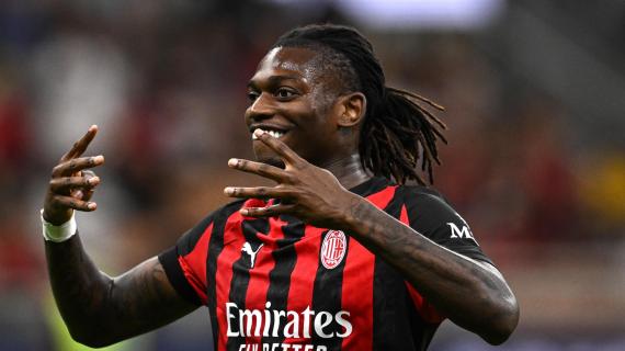Coppa Italia, Milan - Bari 1-0 alla fine del primo tempo, Leao sblocca il risultato