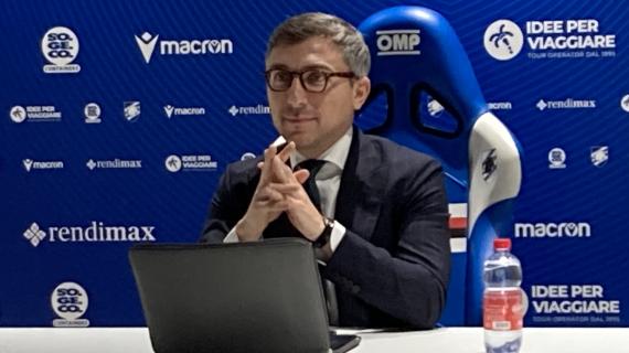 Sampdoria, Manfredi: "Il progetto non cambia, abbiamo le risorse per andare avanti"