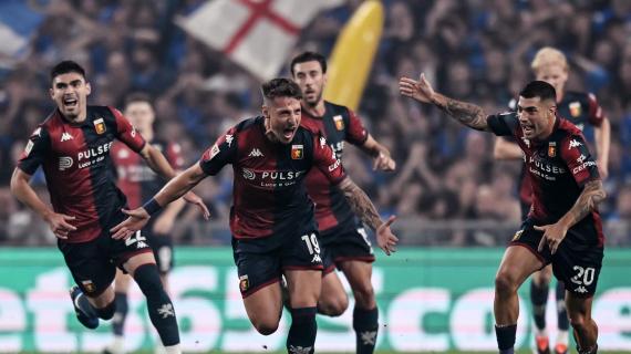 Coppa Italia, Genoa-Sampdoria 1-0 (pt): Pinamonti-gol, Grifone avanti all'intervallo