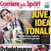 Il Corriere dello Sport stamani in prima pagina: "Juve, pazza idea Tonali"