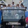 Grande festa Champions a Como, La Provincia di Como in apertura: "Semm Cumasch"