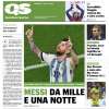 L'apertura di QS sulla vittoria dell'Argentina: "Messi da mille e una notte"