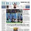 Il Corriere di Bergamo in prima pagina: “Scamacca è già oro. Olympique, alta tensione”