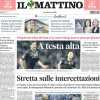 Il Mattino in prima pagina apre con il ko del Napoli al Bernabeu: "A testa alta"