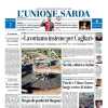 La prima pagina de L'Unione Sarda è sulle parole di Gaston Pereiro: "Cagliari, mi manchi"