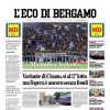 L'Eco di Bergamo apre con la qualificazione della Dea: "Magnifica Atalanta"