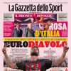 La prima pagina de La Gazzetta dello Sport sul Milan che batte la Juve: "EuroDiavolo"