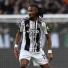 Thuram entra e segna subito: testata vincente, Juventus-Bologna 2-0 al 57'