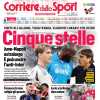 Juve-Napoli extralarge, l'apertura del Corriere dello Sport: "Cinque stelle"