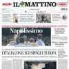 Conte vittorioso e sempre più in vetta, Il Mattino titola: "Napolissimo"