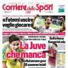 Il Corriere dello Sport apre con l'emergenza infortuni bianconera: "La Juve che manca"