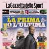La prima pagina de La Gazzetta dello Sport sulla Coppa Italia: "La prima o l'ultima"