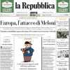 La Repubblica: "Allegri e Pioli quasi out: dagli altari all’hashtag inventando una scusa"