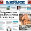 La prima pagina de Il Secolo XIX: "Violenze dopo il derby. Scatta l'ondata di arresti"