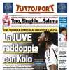 La prima pagina di Tuttosport: "La Juve raddoppia con Kolo". Si studia l'offerta al Psg 