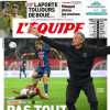 L'Équipe in prima pagina: "Il PSG perde la vetta: finisce solo 1-1 con il Nizza"