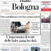 La Repubblica di Bologna in prima pagina: "A Napoli con la Champions nel mirino"