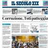 L'apertura de Il Secolo XIX: "I giorni di Vogliacco"