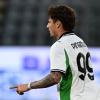 Montipò para il rigore di Pinamonti, che segna sulla ribattuta: Sassuolo avanti 0-1...