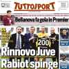 Tuttosport in apertura: "Rinnovo con la Juventus, Rabiot spinge"