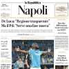 La Repubblica-Napoli: "Il Napoli vince ancora e va in fuga. Lukaku è decisivo"