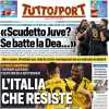 Inter ok in Champions contro il Feyenoord, Tuttosport titola: "L'Italia che resiste"