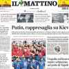 Doppio successo Ferrari-Nazionale, Il Mattino apre: "Rossa e azzurra, l'Italia che ci piace"