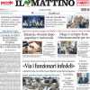 Il Mattino in apertura: "Febbre Napoli: "Diego, vinciamo anche per te'. L'Inter non molla"