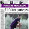 Il Corriere Fiorentino mette in prima pagina il tecnico Palladino: "Un'altra ripartenza"