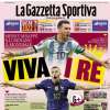 L'apertura de La Gazzetta dello Sport con Messi e Mbappé: "Viva i re"