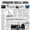 L'apertura del Corriere della Sera: "Come una sconfitta, Milan senza difesa"