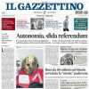 L'apertura de Il Gazzettino sull'intervista a Chiffi: "Meglio essere corretti dal Var"