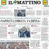 Il Mattino in prima pagina: "Conte difende il suo Napoli dopo la polemica sul VAR"