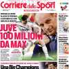 Il Corriere dello Sport apre sull'effetto Allegri alla Juventus: "Da Max 100 milioni"