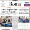 La Repubblica (Roma) in apertura: "Lotito in Campidoglio consegna il progetto del Flaminio"