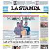 La Stampa titola sulla Juventus in apertura: "Frena ma resta in testa. Motta lancia Koop"