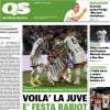QS in apertura sulla vittoria bianconera in Champions: "Voilà la Juve: è festa Rabiot"