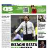 La prima pagina del QS sul turnover nerazzurro: "Inzaghi resta Inter-detto"