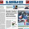 La prima pagina de Il Secolo XIX: "Samp, punto d'oro"