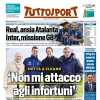 Tuttosport in prima pagina con le parole di Motta a Elkann: "Non mi attacco agli infortuni"