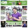Fiorentina-Lazio, l'apertura del QS-La Nazione: "Il Gallo e Ciro, sfida azzurra"