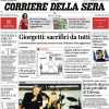 Il Corriere della Sera apre con la stellina Bouaddi: "Ha battuto Mbappé. Che magie a 17 anni"