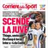 La prima pagina del Corriere dello Sport: "Scende la Juve: sesto pari. Inter a -4 da Conte"