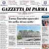 L'apertura della Gazzetta di Parma: "Il Tribunale: 'Il Parma risarcirà la Erreà'"