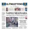Il Mattino allarmato in apertura: "Napoli, arriva il Bologna. Pressing Psg per Kvara"