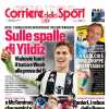 Il Corriere dello Sport oggi in prima pagina sulla Juve: "Sulle spalle di Yildiz"